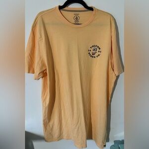 Volcom Men's Soft Yellow Tee